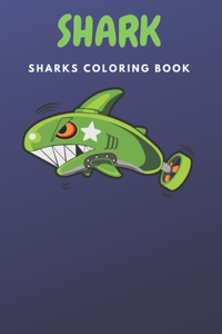 Shark Coloring Book