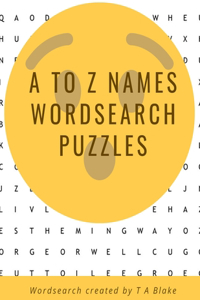 A to Z Names Wordsearch Puzzles