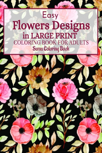Easy Flowers Designs in Large Print