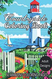 Countryside Coloring Book Adult Designs 50 Amazing Coloring Pages