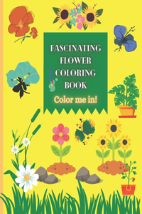 Fascinating Flower Coloring book