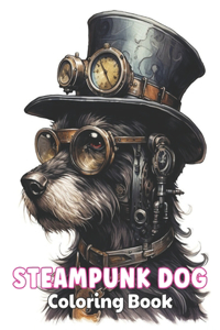 Steampunk Dog Coloring Book