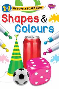 2 In 1 My Lovely Board Book | Shapes And Colours