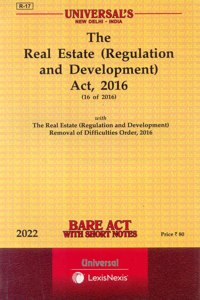 The Real Estate (Regulation And Development) Act, 2016 [2022E]