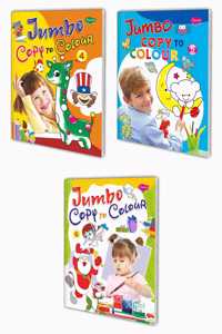 Sawan Set Of 3 Coloring Books (Jumbo Copy To Colour 4,5&6)