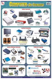 Teachingnest Computer : An Overview Chart | Laminated 33X48 Cm (13X19 Inch) | Wall Sticking