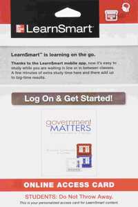 Learnsmart Access Card for Government Matters