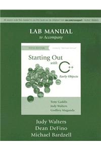 Starting Out with C++ Lab Manual: Early Objects
