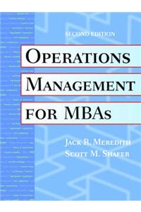 Operations Management for MBAs