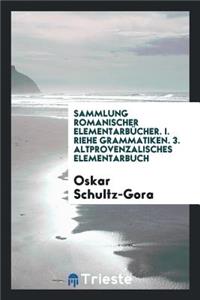 Altprovenzalisches Elementarbuch