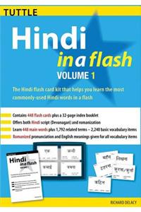 Hindi in a Flash Kit Volume 1