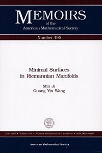 Minimal Surfaces in Riemannian Manifolds