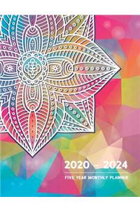 2020 - 2024 Five Year Monthly Planner