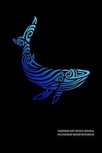 Hawaiian Art Whale Kohola Polynesian Maori Notebook