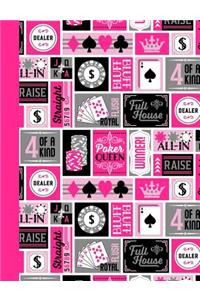 Pink Patchwork Poker Phrases