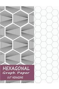 Hexagonal Graph Paper 1/2 Inch