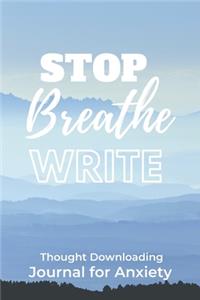 Stop. Breathe. Write.