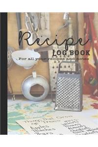 Recipe Log Book