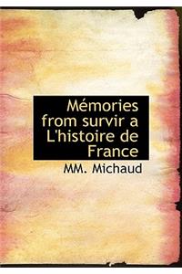 M Mories from Survir A L'Histoire de France