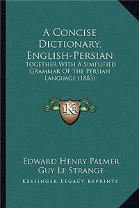 Concise Dictionary, English-Persian