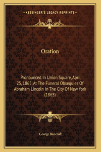 Oration