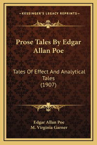 Prose Tales By Edgar Allan Poe