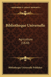 Bibliotheque Universelle