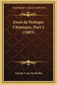 Essai de Statique Chimique, Part 1 (1803)