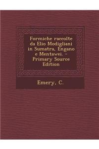 Formiche Raccolte Da Elio Modigliani in Sumatra, Engano E Mentawei. - Primary Source Edition