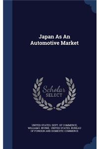 Japan As An Automotive Market