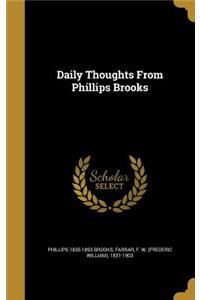Daily Thoughts from Phillips Brooks