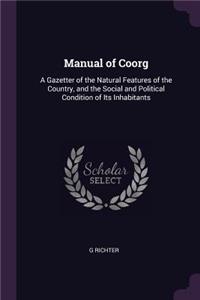 Manual of Coorg