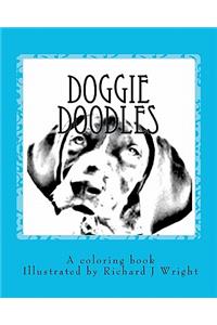 Doggie Doodles: A picture and coloring book of dog breeds.