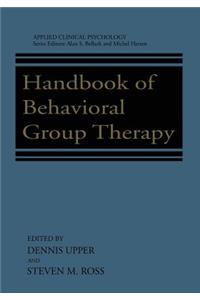 Handbook of Behavioral Group Therapy