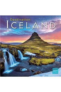 2021 Destination Iceland 16-Month Wall Calendar