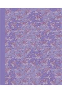 Sketchbook: Baby Pegasus (Purple) 8x10 - Blank Journal with No Lines - Journal Notebook with Unlined Pages for Drawing and Writing on Blank Paper