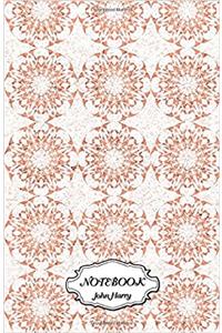 Notebook Journal Dot-grid, Diamond Pattern Art Notebook
