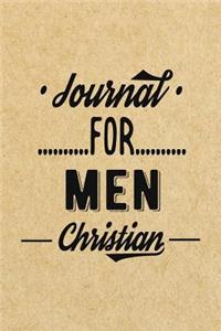 Journal For Men Christian