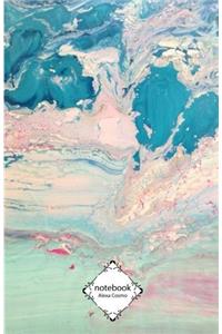 Notebook Journal Lined, Blank No Lined Art V.6