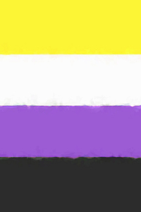 Nonbinary Pride Flag Sketchbook