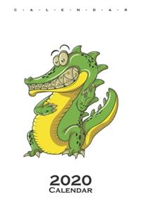 Crocodil with braces Calendar 2020