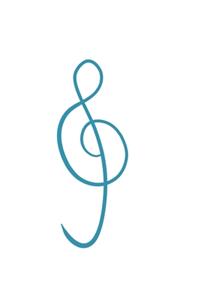 Bass Clef Notenschlüssel Violinenschlüssel Bassschlüssel - Notenheft, Notizbuch, Notizblock, 120 Seiten, Souvenir Geschenk Buch, auch als Dekoration geeignet zum Geburtstag oder Weihnachten
