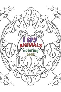 I Spy Animals Coloring Book
