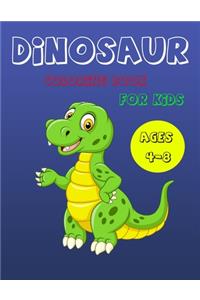 Dinosaur Coloring Book for Kids Ages 4-8