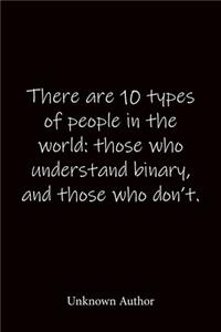 There are 10 types of people in the world