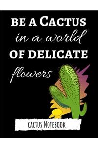 Be A Cactus In A World Of Delicate Flowers