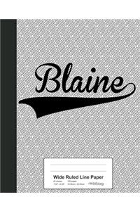 Wide Ruled Line Paper