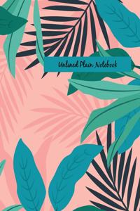 Unlined Plain Notebook