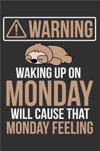 Warning Waking Up On Monday Will Cause That Monday Feeling