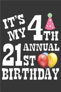 4th Annual 21st Bday Notebook